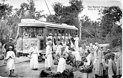 Market Women on Tram